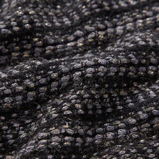 Mottled Lurex Pure New Wool Blend Coating Fabric – anthracite, 