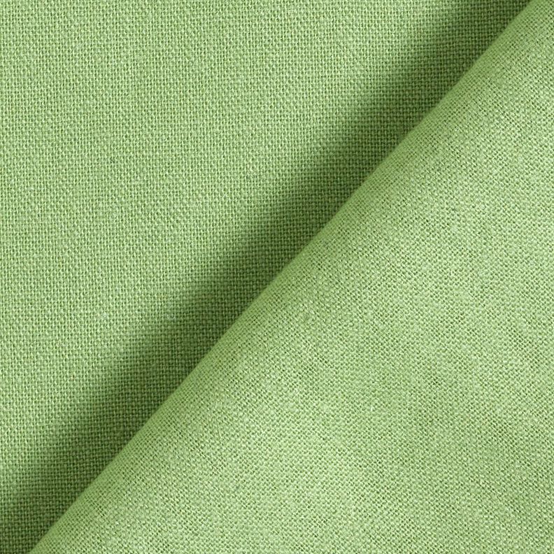 pure heavy linen Plain – green,  image number 3