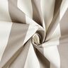 Outdoor Fabric Canvas Block Stripes – silk grey/ivory,  thumbnail number 3