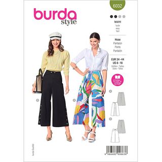 Flares, Burda 6032 | 34 - 44, 