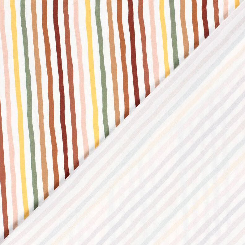 Cotton Jersey colourful stripes – ivory/reed,  image number 4