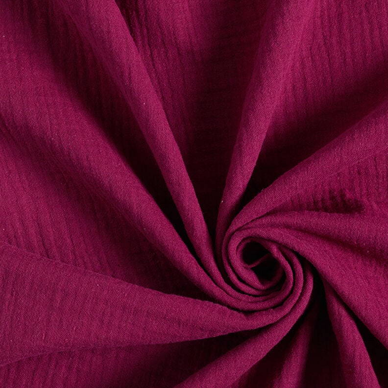 Double Gauze/Muslin – burgundy, image number 1