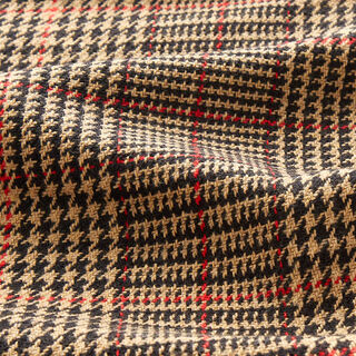 Glen Plaid Cotton Coating Fabric – mocca, 