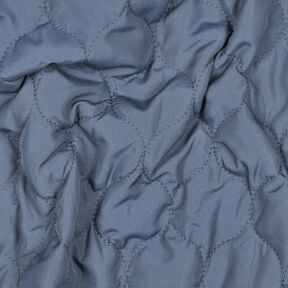 Quilted Fabric Circle Print | Poppy Fabrics – denim blue, 