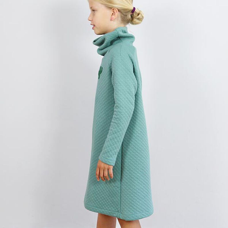 POLLY - comfy sweater dress with a polo neck, Studio Schnittreif  | 98 - 152,  image number 4