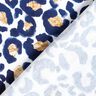 Cotton Jersey Leopard with Golden Spots | Glitzerpüppi – white/indigo,  thumbnail number 4