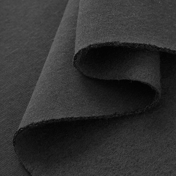 Brushed Sweatshirt Fabric – black,  image number 4