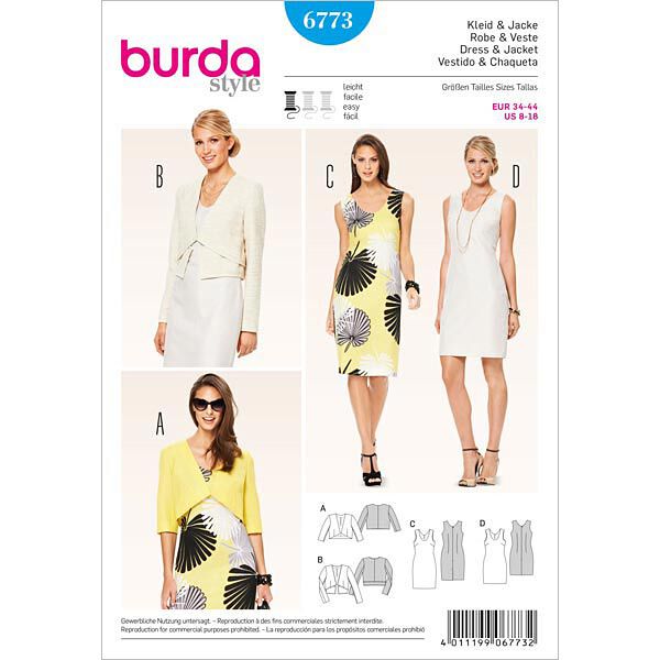 Dress, Burda 6773,  image number 1