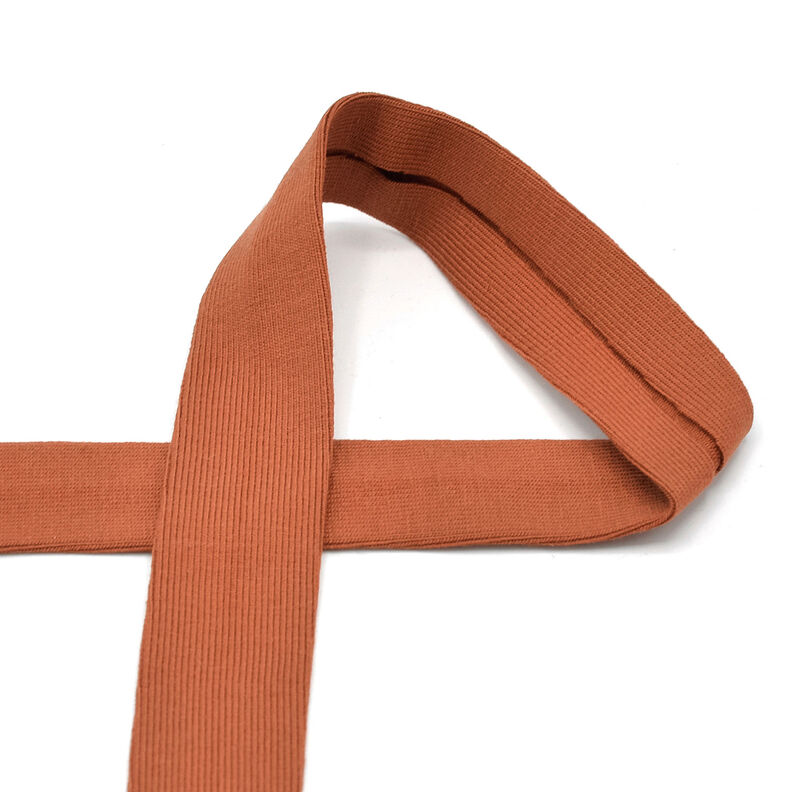 Bias binding Cotton Jersey [20 mm] – terracotta,  image number 1