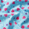 Cotton Poplin Lollipops and stars Digital Print – sky blue/purple,  thumbnail number 2