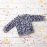 French Terry Big Flowers | Poppy Fabrics – denim blue,  thumbnail number 5