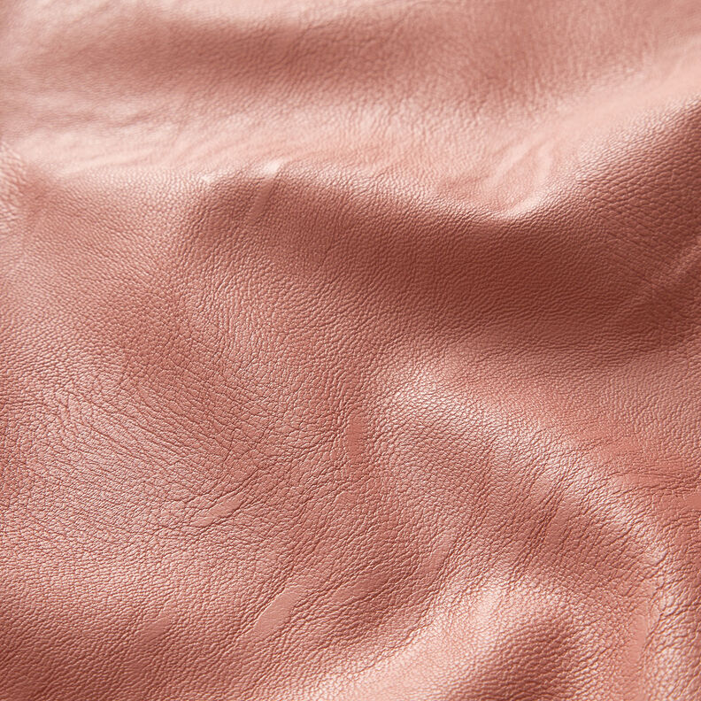 Stretch imitation leather plain – lobster,  image number 2