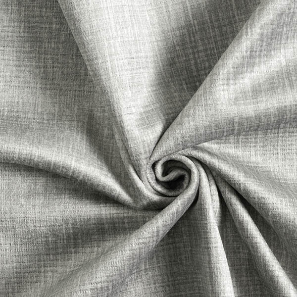Upholstery Fabric Velvety Woven Look – light grey,  image number 1