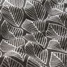 Decor Fabric Jacquard Leaves – anthracite,  thumbnail number 2