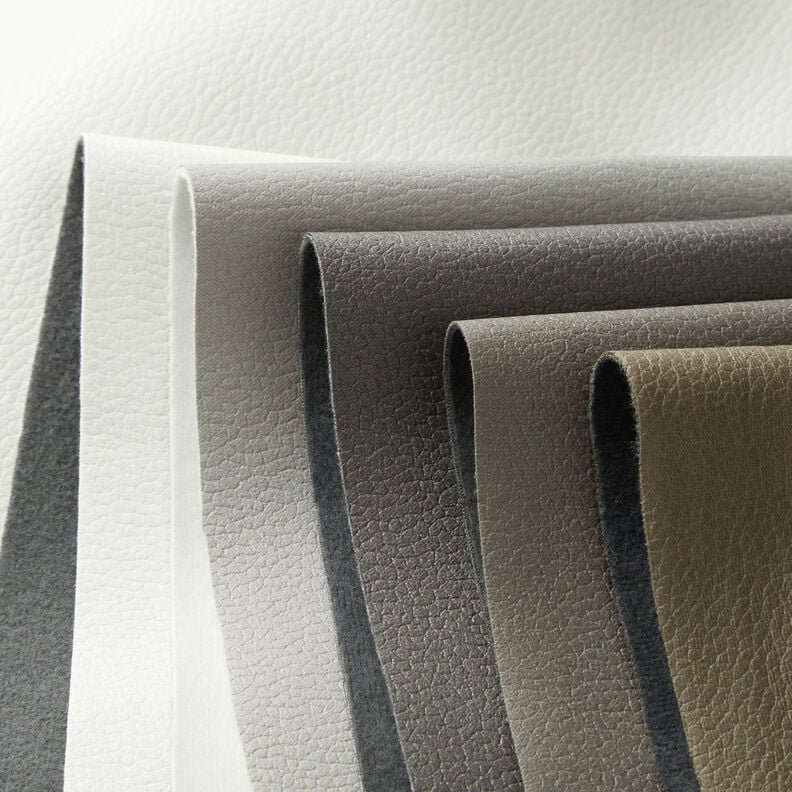 Upholstery Fabric Imitation Leather light embossing – granite,  image number 5