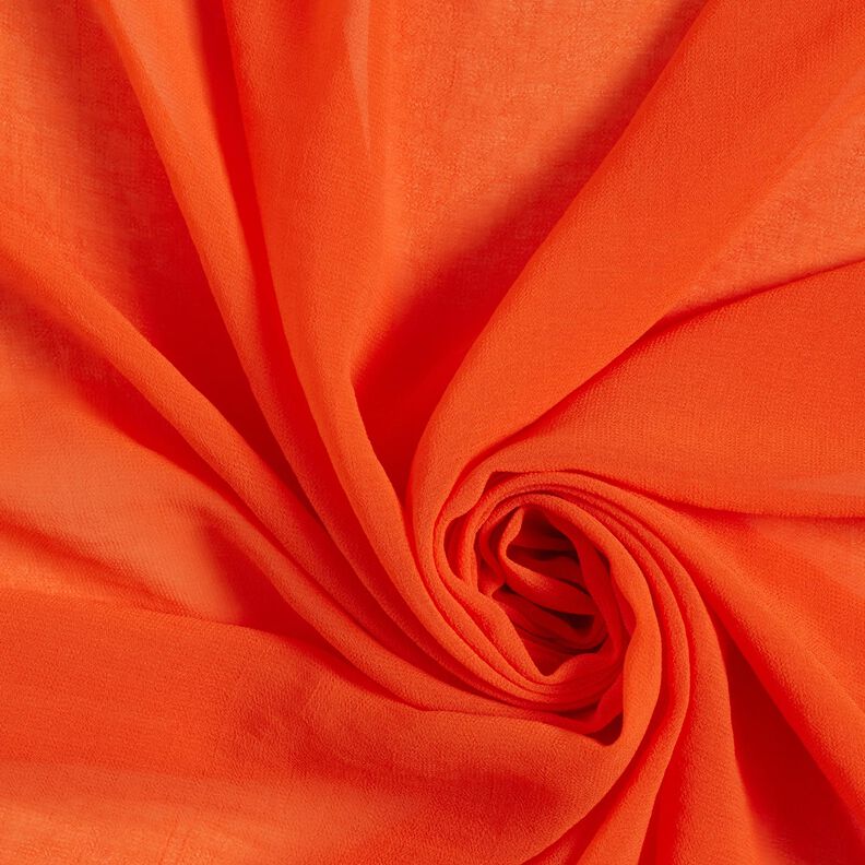 Crepe Chiffon Plain – orange,  image number 1