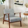 Upholstery Fabric Leather-Look Ultra-Microfibre – grey,  thumbnail number 8