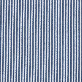 Cotton Jersey Seersucker Fine Stripes – denim blue/white, 