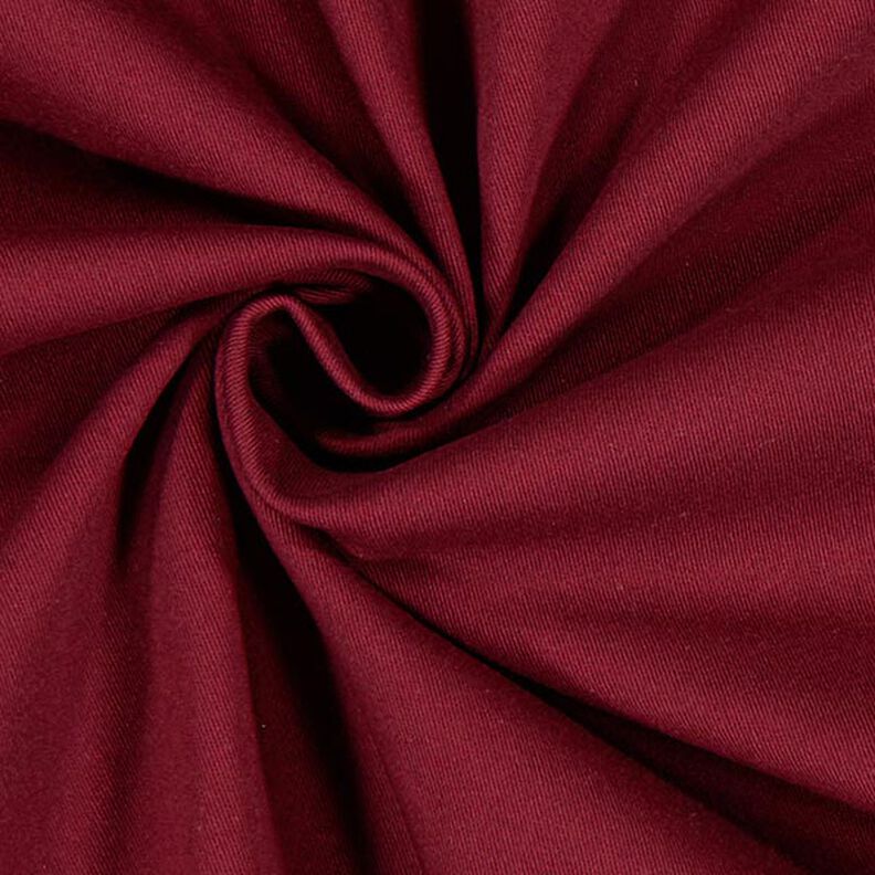 Cotton Twill Stretch – burgundy,  image number 2