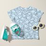 Cotton Blend Jersey Elephant swarm – silver blue,  thumbnail number 6