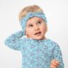 Cotton Jersey Little birds – dove blue,  thumbnail number 5