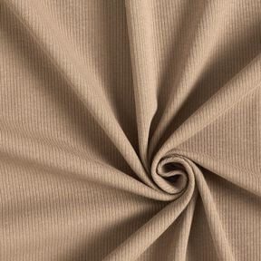 Ribbed Jersey fine 2-1-1-1 ribs – taupe, 