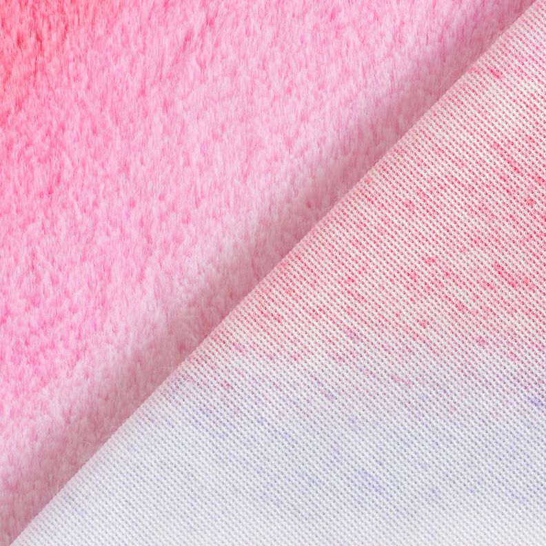 Faux Fur diagonal gradient – pink/mauve,  image number 5