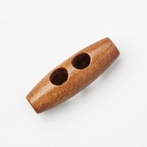 Wooden toggle button [30 mm] – caramel, 