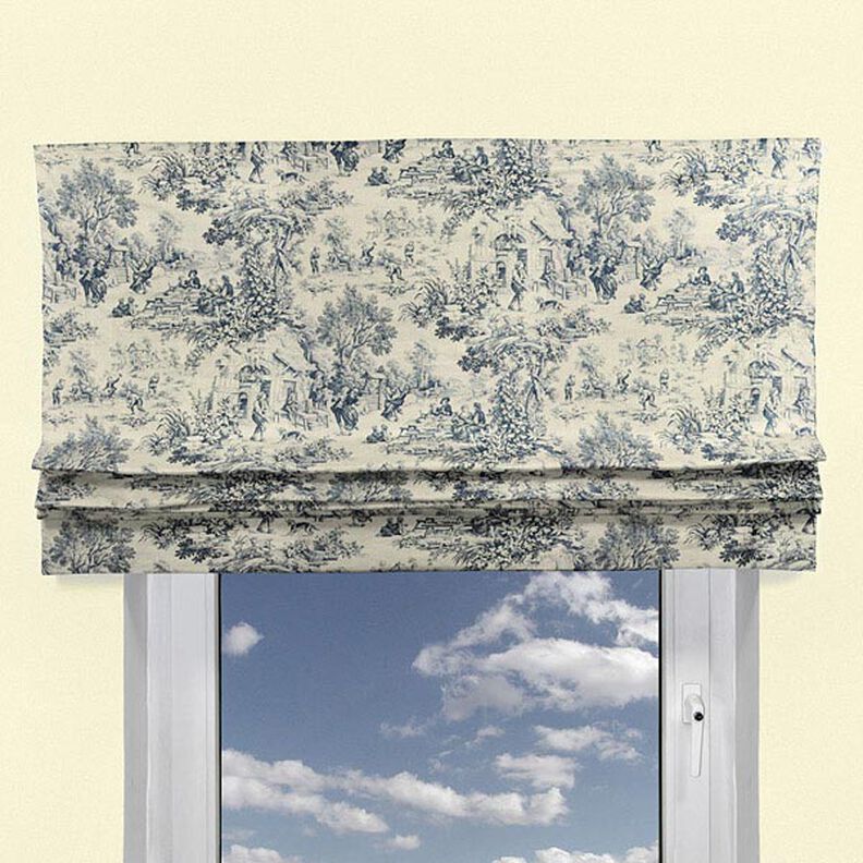 Toile de Jouy – steel blue,  image number 6