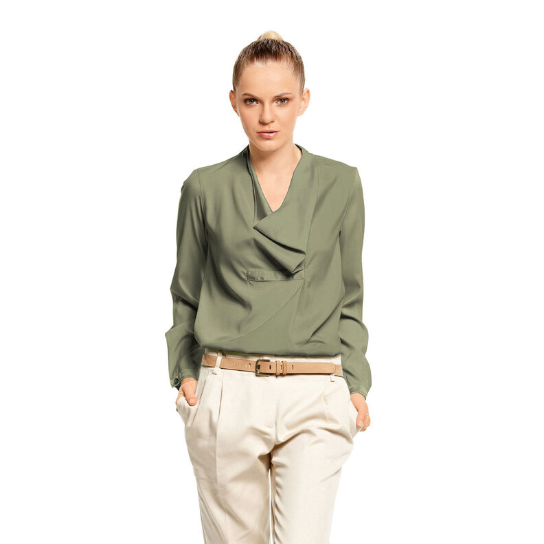 Woven Viscose Fabric Fabulous – light khaki, image number 7