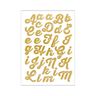 A-Z Iron-On Glitter Foil – gold metallic | Rico Design,  thumbnail number 1