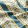 Biedermeier Stripes Jacquard Furnishing Fabric – cream/blue,  thumbnail number 2