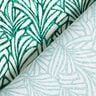 Coated Cotton abstract palm fronds &ndash; peppermint/ivory,  thumbnail number 4