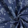 Chambray Small Roses – navy blue/offwhite,  thumbnail number 3