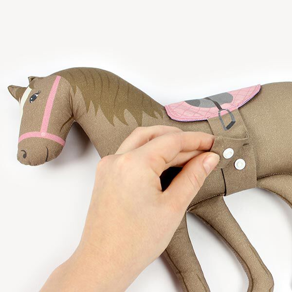 HORSE LOVE horse Cut & Sew fabric panel on cotton [ 80 x 155 cm ] | Kullaloo,  image number 7