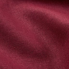 pure heavy linen Plain – burgundy, 