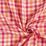 Double Gauze/Muslin Doubleface checked | by Poppy – raspberry/peach orange,  thumbnail number 3
