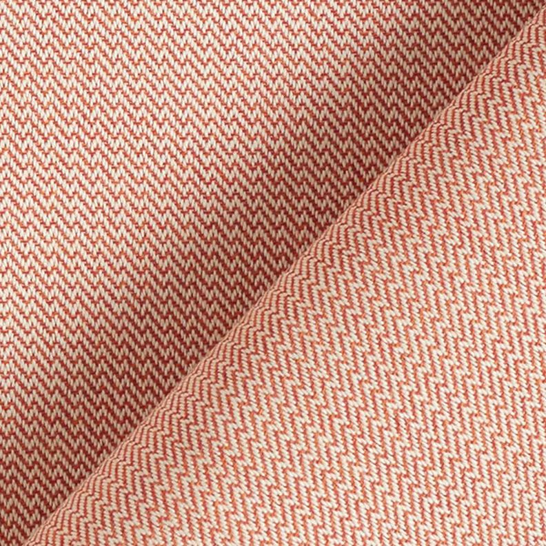 Outdoor Fabric Jacquard Small Zigzag – terracotta,  image number 5