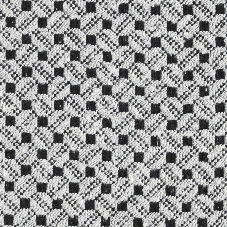 Boxes Coating Fabric – white/black,  image number 1