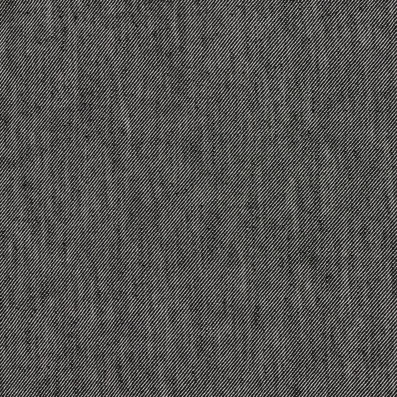 Viscose-linen twill – black,  image number 1