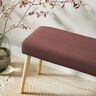 Matte Velvet Upholstery Fabric – burgundy,  thumbnail number 6