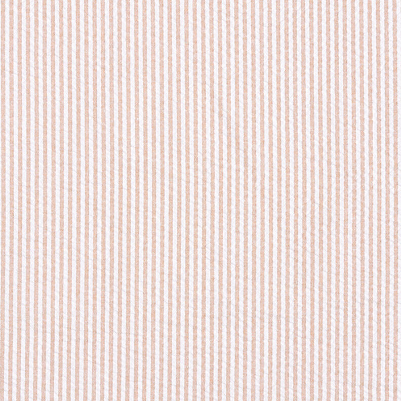 Seersucker Stripes Cotton Blend – beige/offwhite,  image number 1