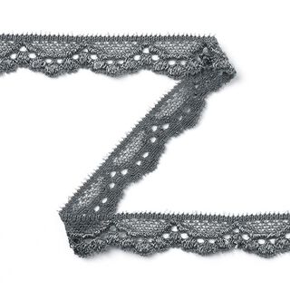 Stretch Lace [15 mm] - dark grey, 
