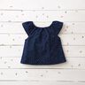 Double Gauze/Muslin Polka Dots – navy blue/white,  thumbnail number 6