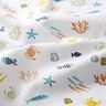 Cotton Poplin Underwater world – white,  thumbnail number 2