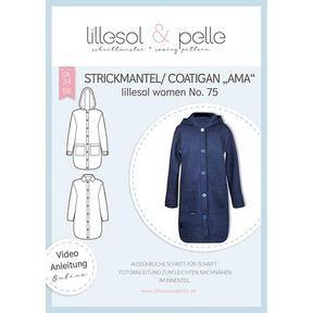 Knit coat / Coatigan Ama | Lillesol & Pelle No. 75 | 34-58, 