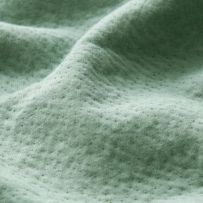 Doubleface Jersey mini dots – reed/ivory, 