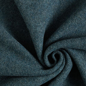 Fulled woollen loden Mottled – ocean blue, 