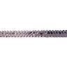 Elasticated Sequinned Trimming [20 mm] – metallic antique silver,  thumbnail number 1