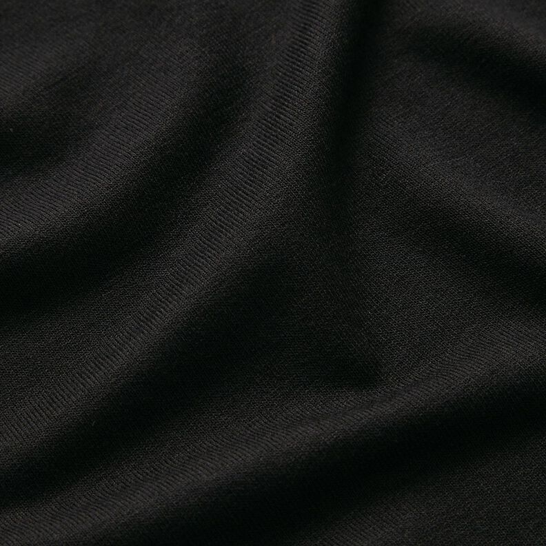 Medium summer jersey viscose – black,  image number 2